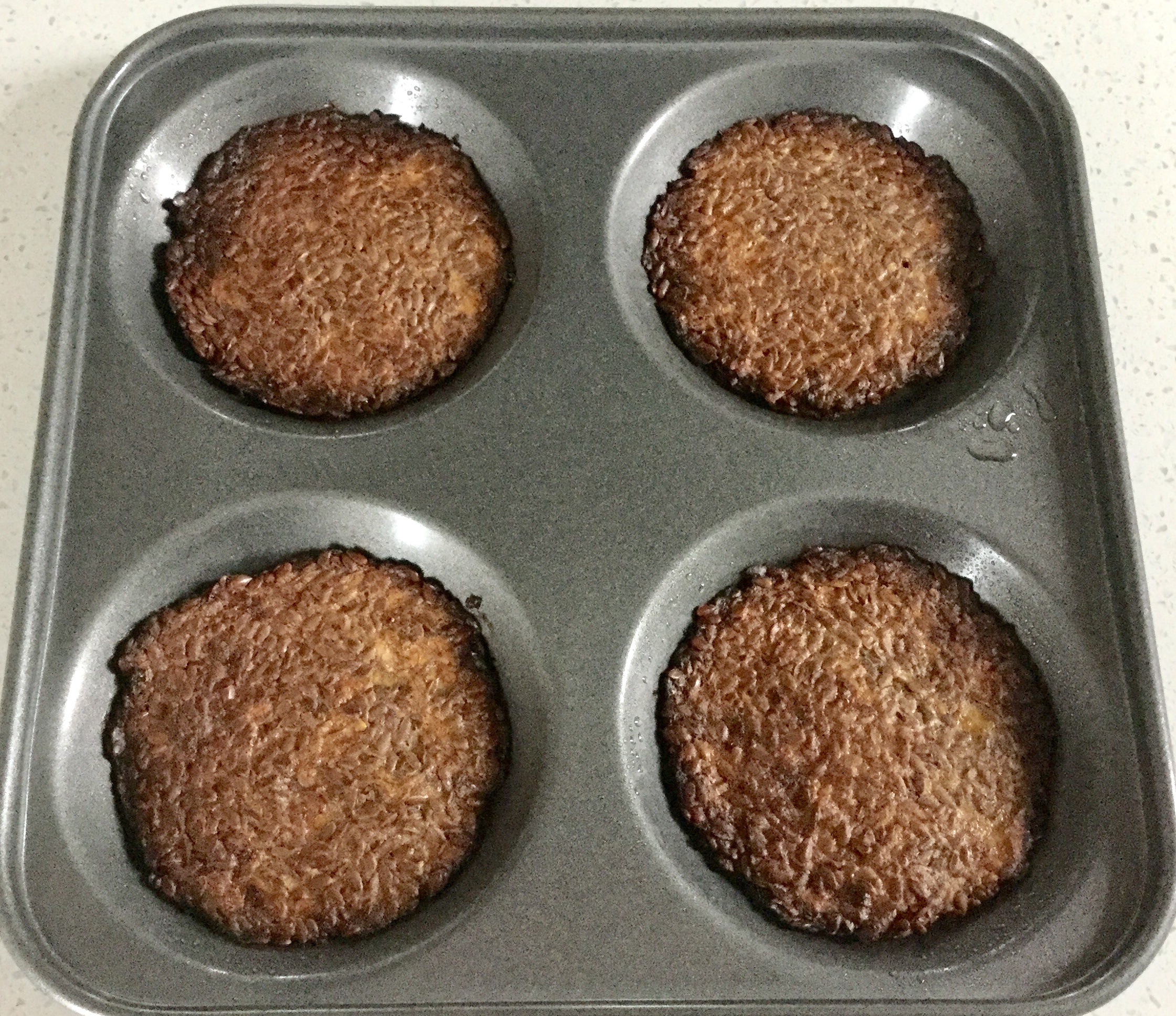 Banaan lijnzaadcrackers