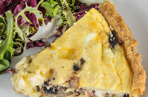 Bloemkoolquiche met ham