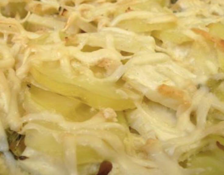 Knolselderij gratin