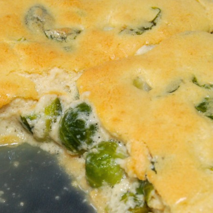 Soufflé van spruitjes